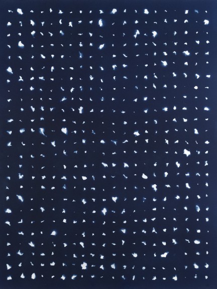 500 pieces of kerosene, Wijk aan Zee (NL), North Sea #1, 2018 Cyanotype, 73 x 56 cm